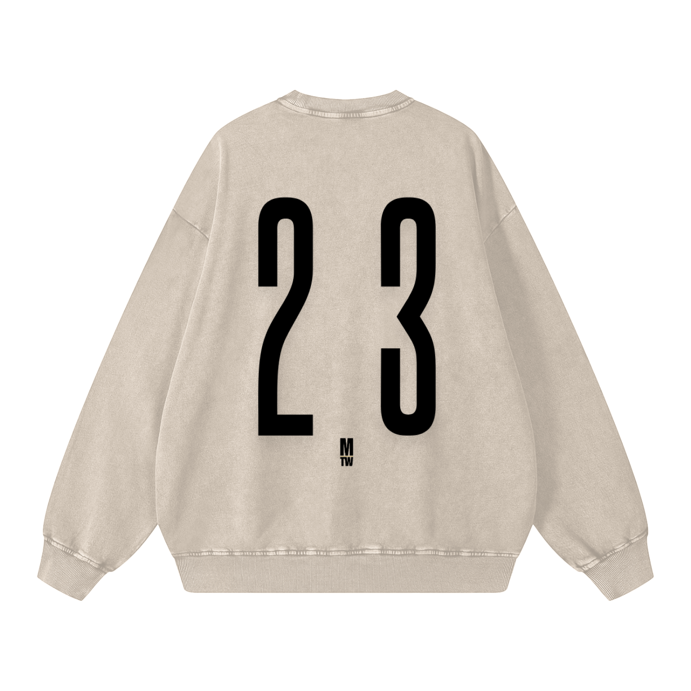 Snow Washed Oversized Sweatshirt